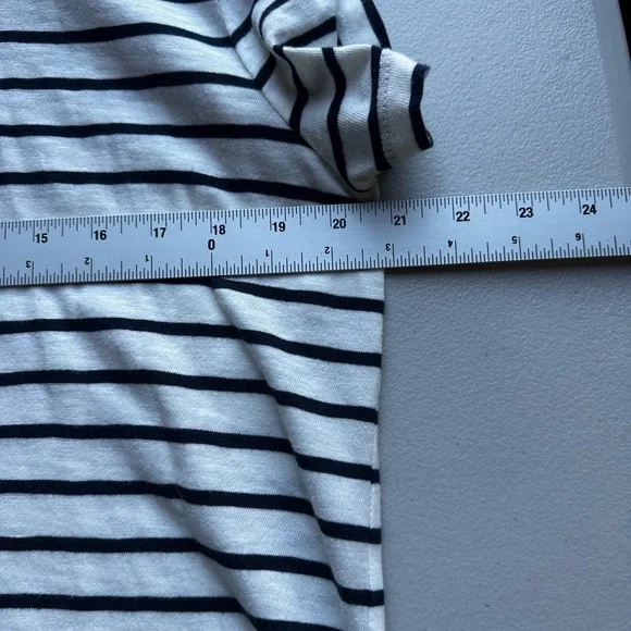 J. Crew Striped T-Shirt - Black and White - Picture 5 of 6